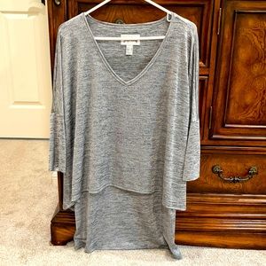 Silver and Black mini dress or long tunic